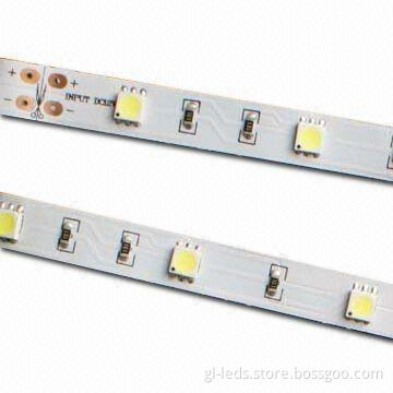LED Strip with Copper or White PCB, Various Sizes are Available
